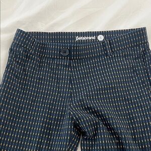 Betabrand Navy and White Patterned Pants- legging dress pants- so comfy!